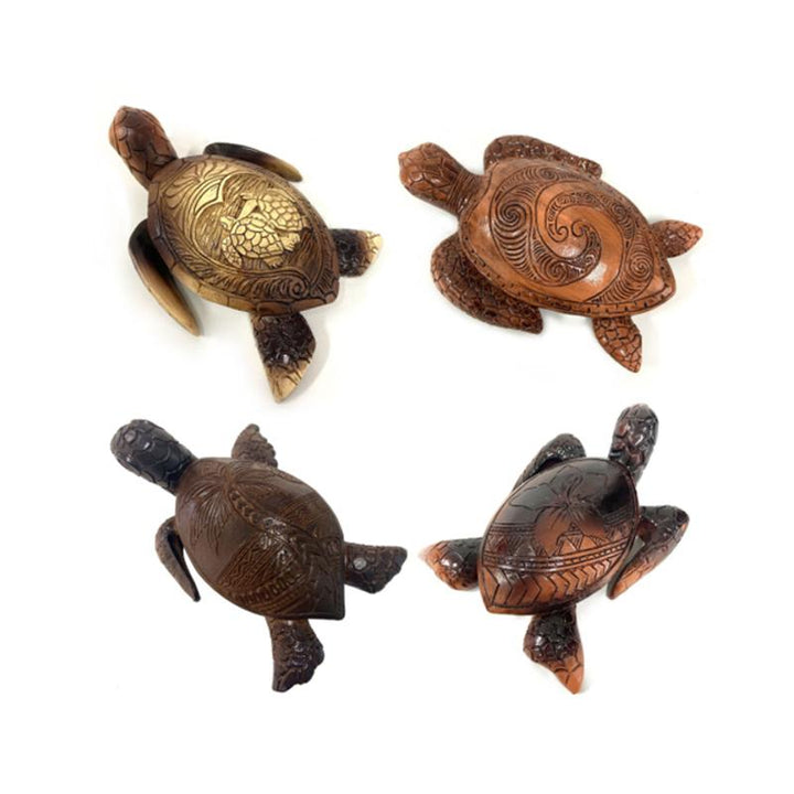 Holzskulptur Hawaii-Schildkröte | Karnz