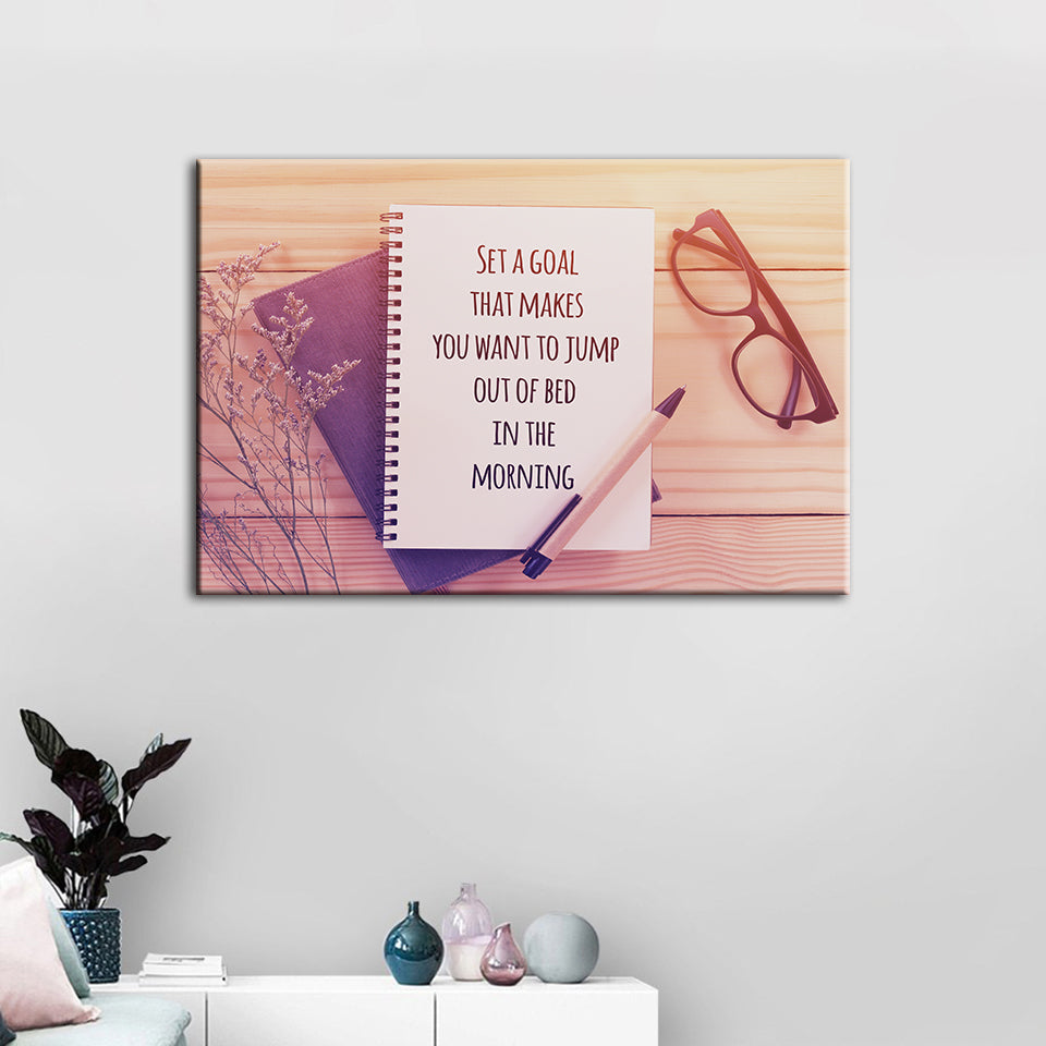 Inspirierende Kunst - Leinwand Wandkunst Malerei