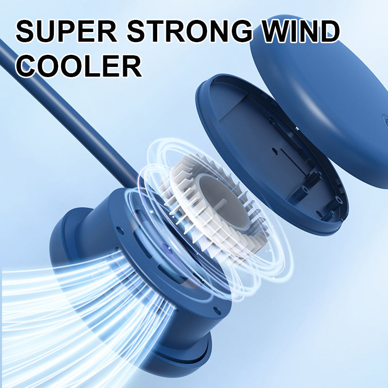 Faltbarer USB Mini Tragbarer Nacken Ventilator | Karnz