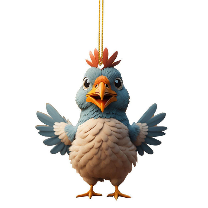 Cartoon-Hahn Dekorative Ornamente | Karnz