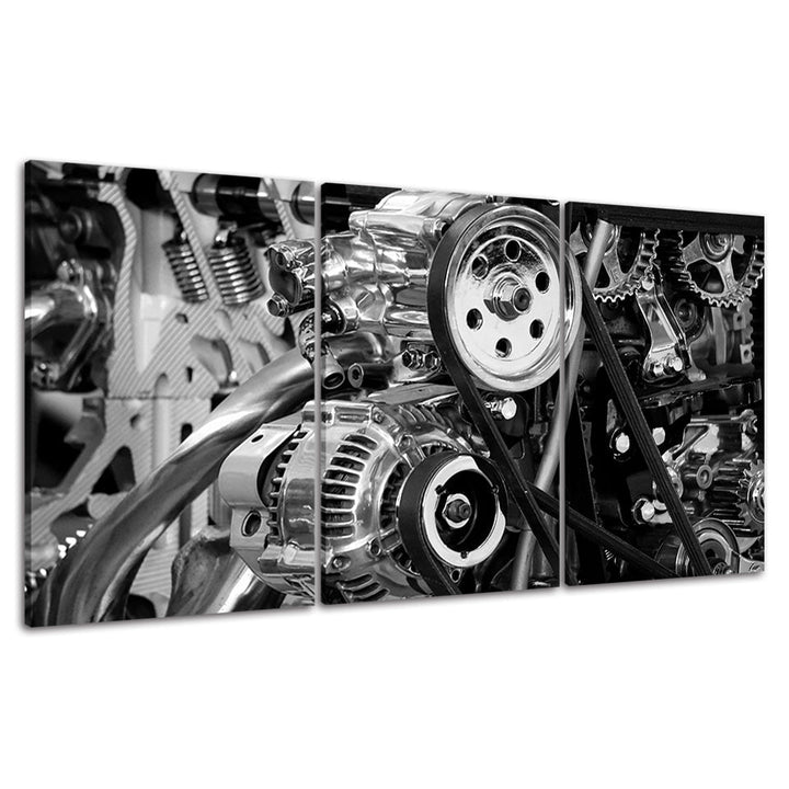 Mechanic Views - Leinwand Wandkunst Malerei
