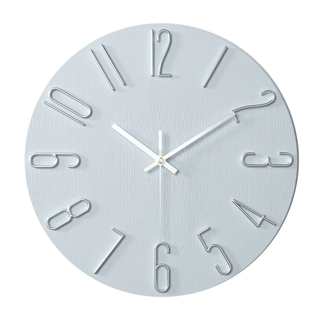 Edle Wanduhr – Moderne und geräuschlose Uhr fürs Wohnzimmer