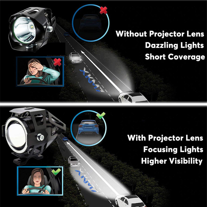 Motorrad-Fahrlicht LED-Zusatzscheinwerfer