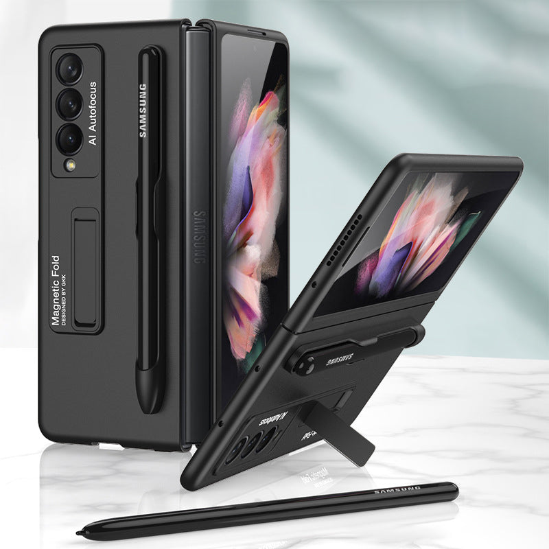 Modische Schutzhülle mit Ständer und Stiftfach für Samsung Galaxy Z Fold 3