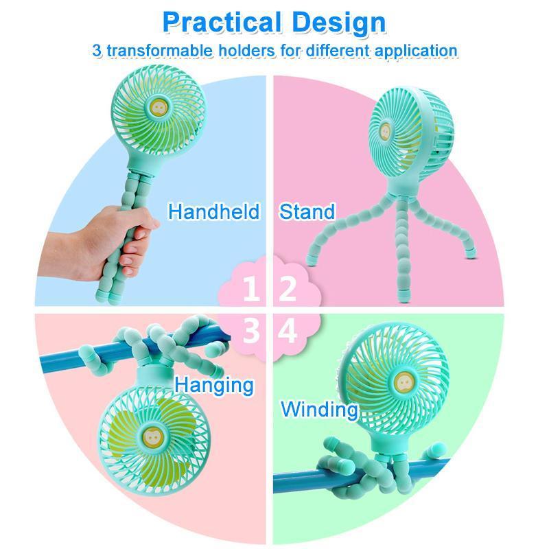 Mini deformierbarer tragbarer Ventilator | Karnz