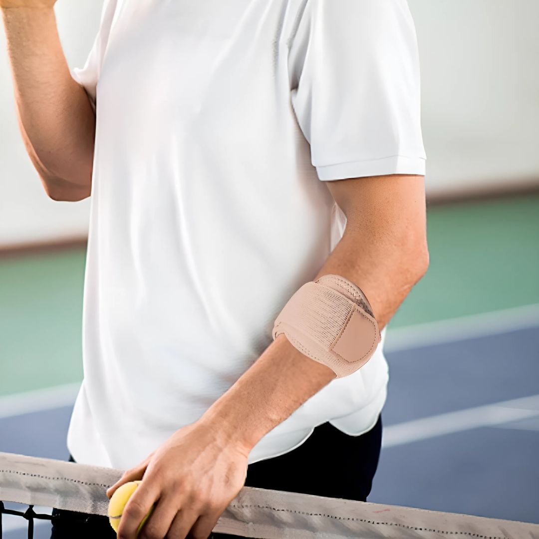 ElbowEase | Tennisellenbogenband – Verstellbare Kompression – Leichtes und atmungsaktives Design – Unterstützung für Sport und Arbeit Karnz