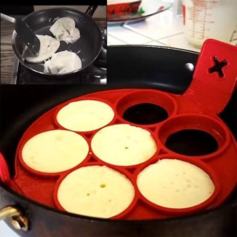 Antihaft-Silikon-Pfannkuchenform-Ring | Karnz