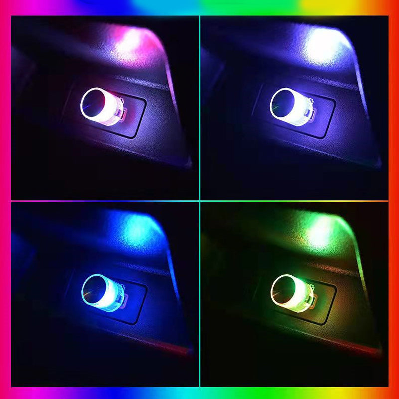 Farbige Blitzatmosphäre Lichter Karnz