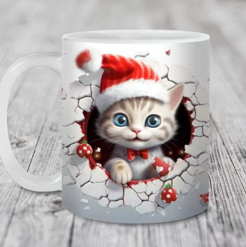 Weihnachts Tiermuster Tasse | Karnz