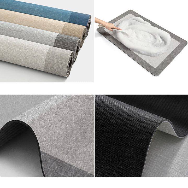 Rutschfeste Minimalismus Badezimmer Fußmatte - Super saugfähig, leicht zu reinigen | Karnz