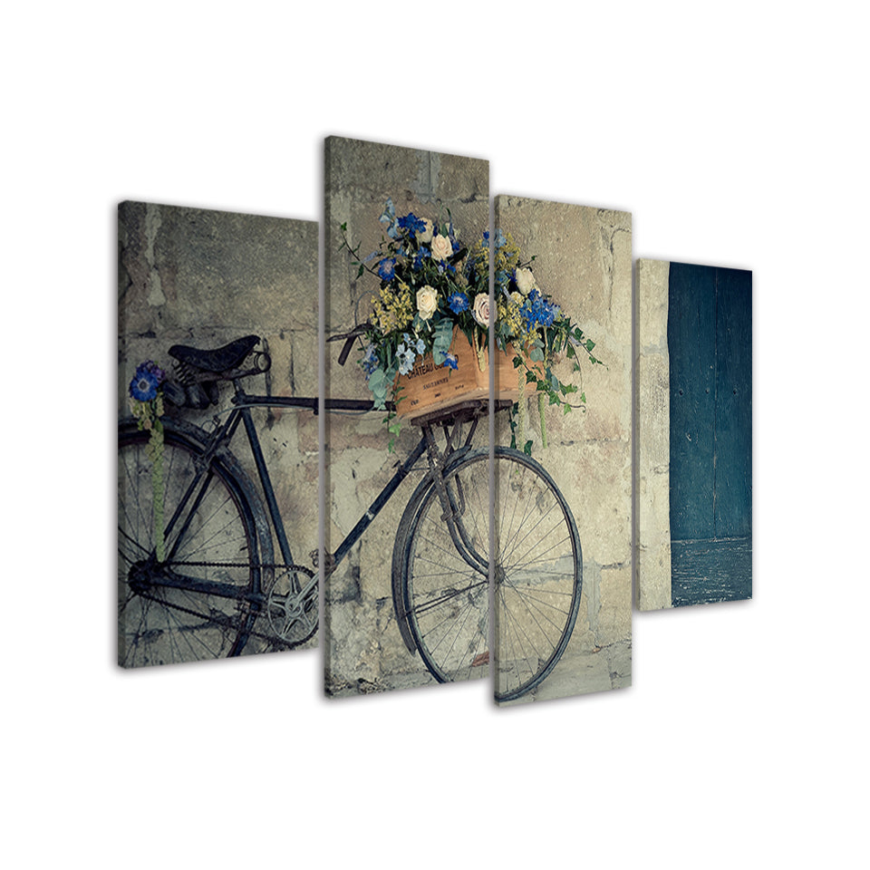 Klassische Fahrrad-Canvas Wandkunst Malerei