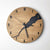 RusticEdge – Einzigartige Wanduhr mit Oberfläche aus rissigem Holz und rustikaler Eleganz