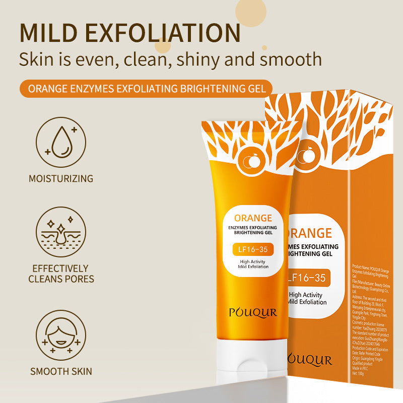 Orangen-Enzym-Peeling-Gel