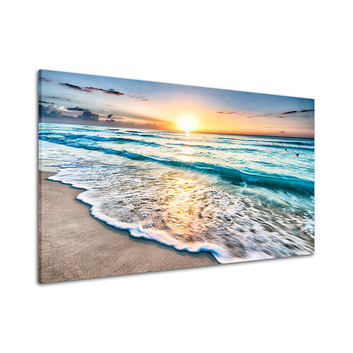 Sonniger Strand in Florida – Leinwandbild