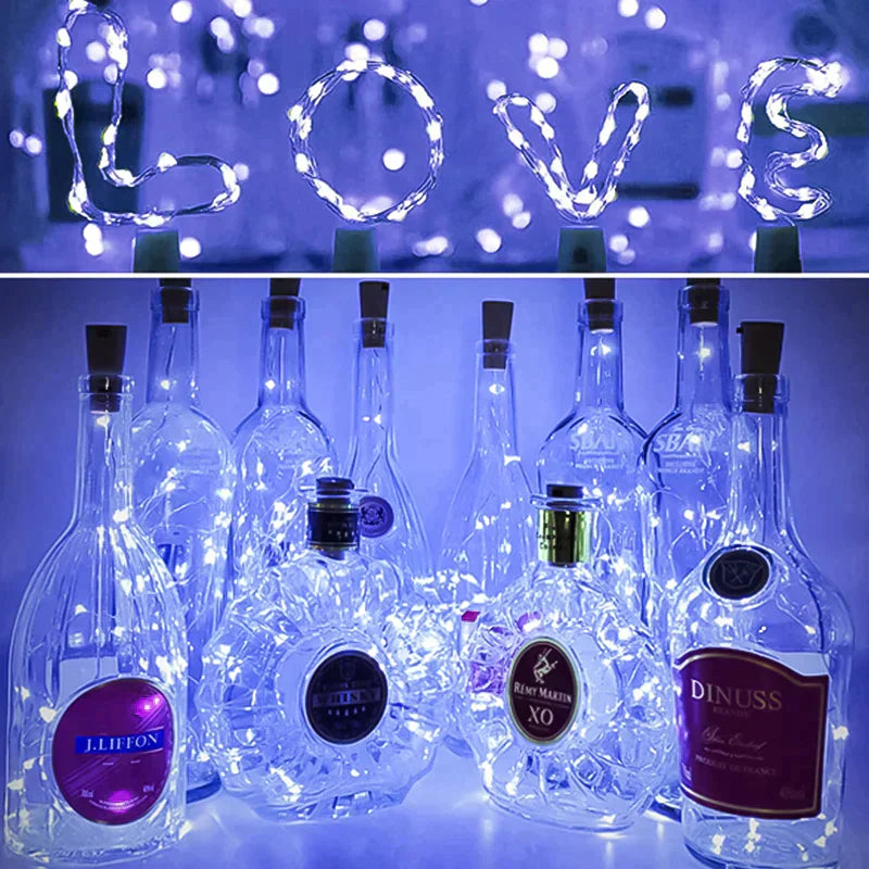 LED-Weinflaschenlichter Kork Nachtlicht DIY Decor Lift - Stück | Karnz