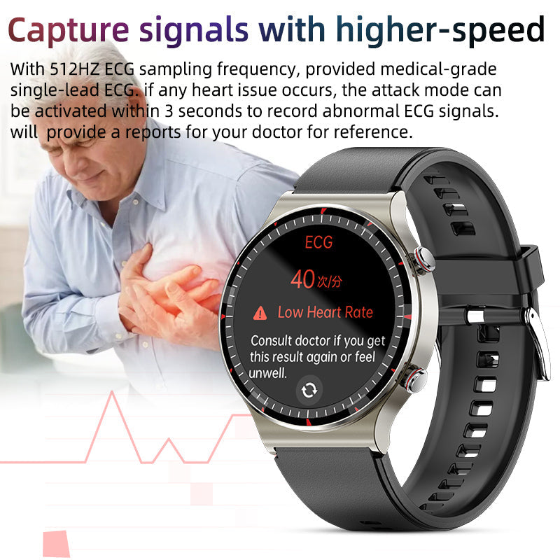 Sandsberg | Gesundheits-Smartwatch | EKG, SpO2 & Herzfrequenz