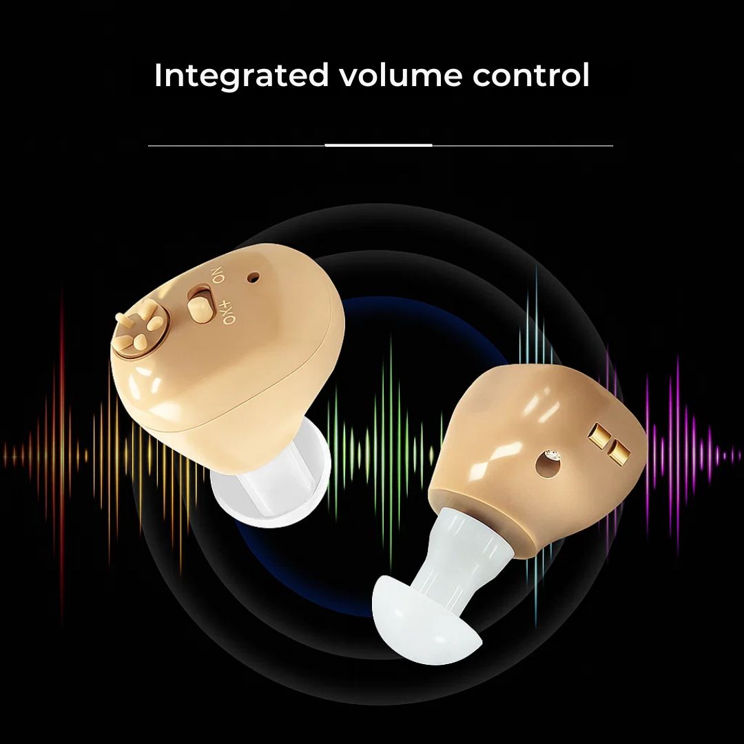 ClearHear | Wiederaufladbarer ITE-Hörverstärker – Geräuschreduzierung – Ergonomische In-Ear-Passung – Klareres Sprechen für Senioren im täglichen Gebrauch Karnz