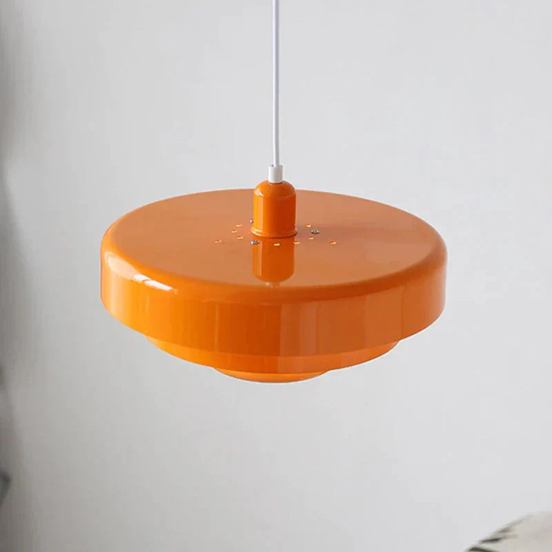 Moderne Orange LED-Hängelampe – Skandinavische Pendelleuchte für Wohnzimmer, Küche und Esszimmer | Karnz