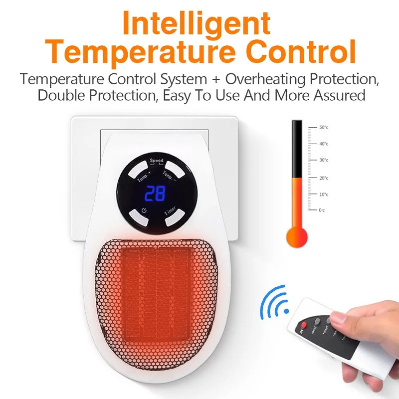 Tragbarer elektrischer Heizlüfter - Immer eine warme Temperatur überall | Karnz