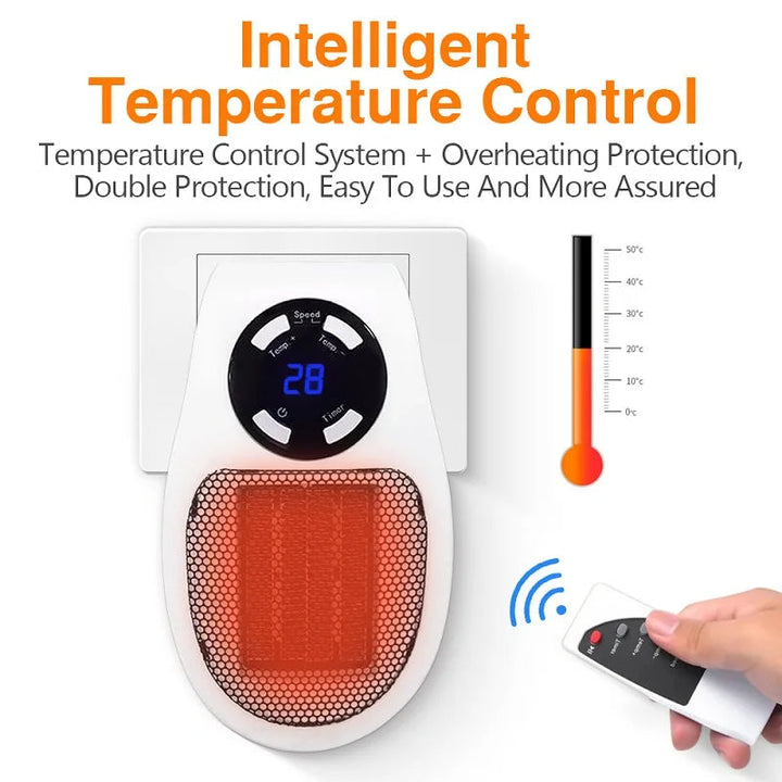 Tragbarer elektrischer Heizlüfter - Immer eine warme Temperatur überall | Karnz