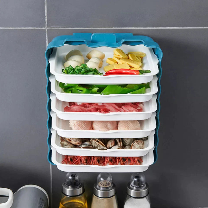 Wandmontage 6-teiliges Tablett-Organizer Karnz