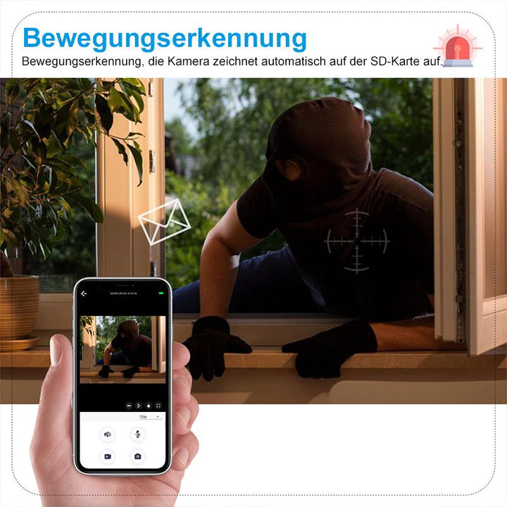 Intelligente drahtlose WiFi Vollfarbkamera mit Glühbirne | Karnz