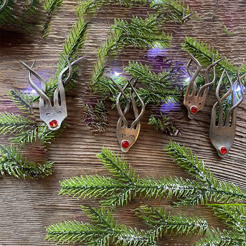 Lustiger Gabel Rentier Ornament | Karnz