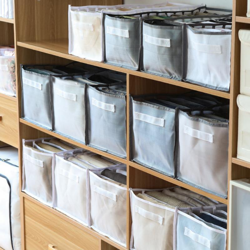 7 Gitter Kleiderschrank Kleidung Netzteiler Organizer | Karnz