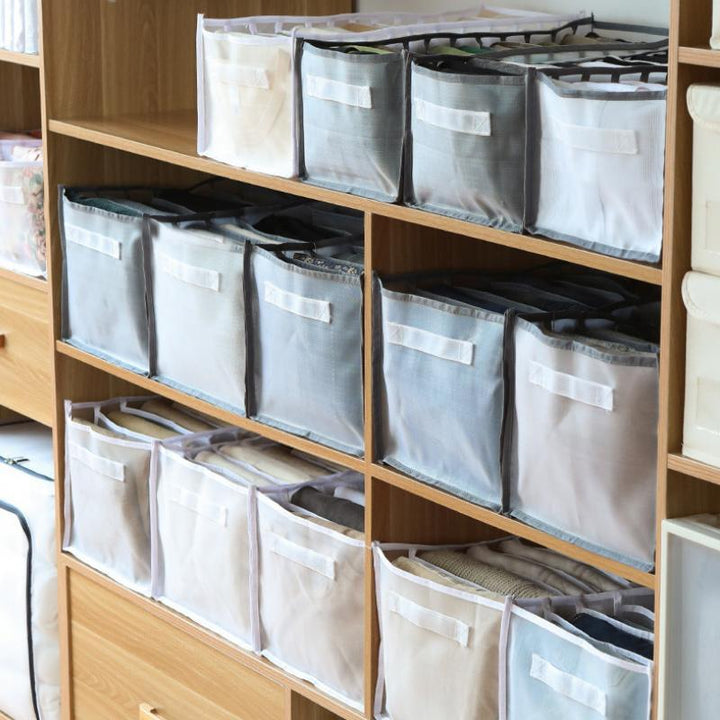 7 Gitter Kleiderschrank Kleidung Netzteiler Organizer | Karnz