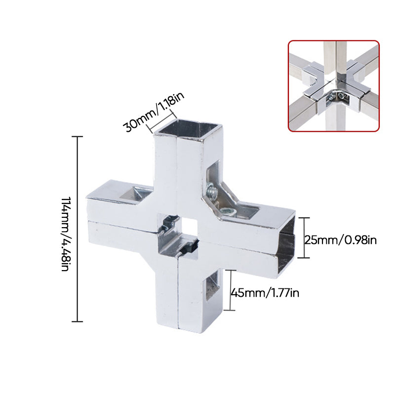 Quadratischer Rohrverbinder | Karnz
