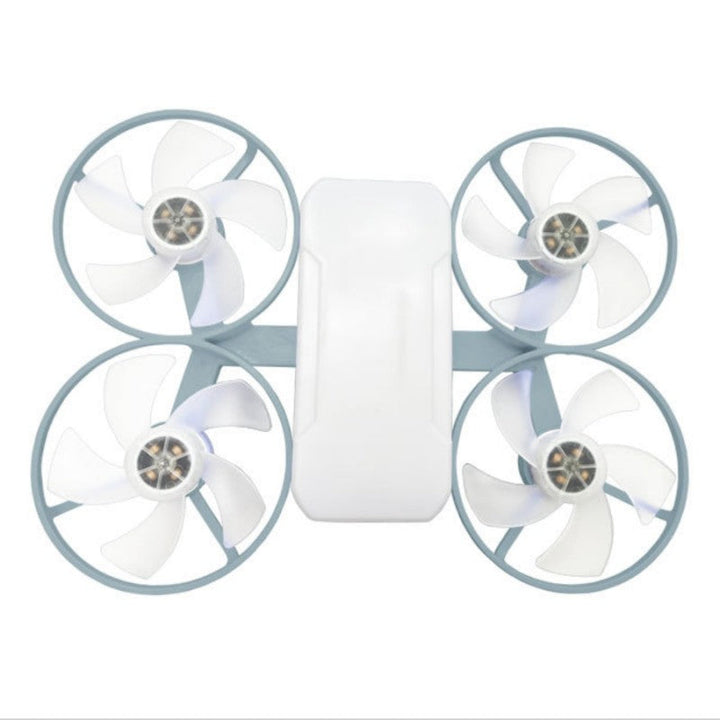 Moderner Deckenventilator mit vier Blättern und Licht | Karnz