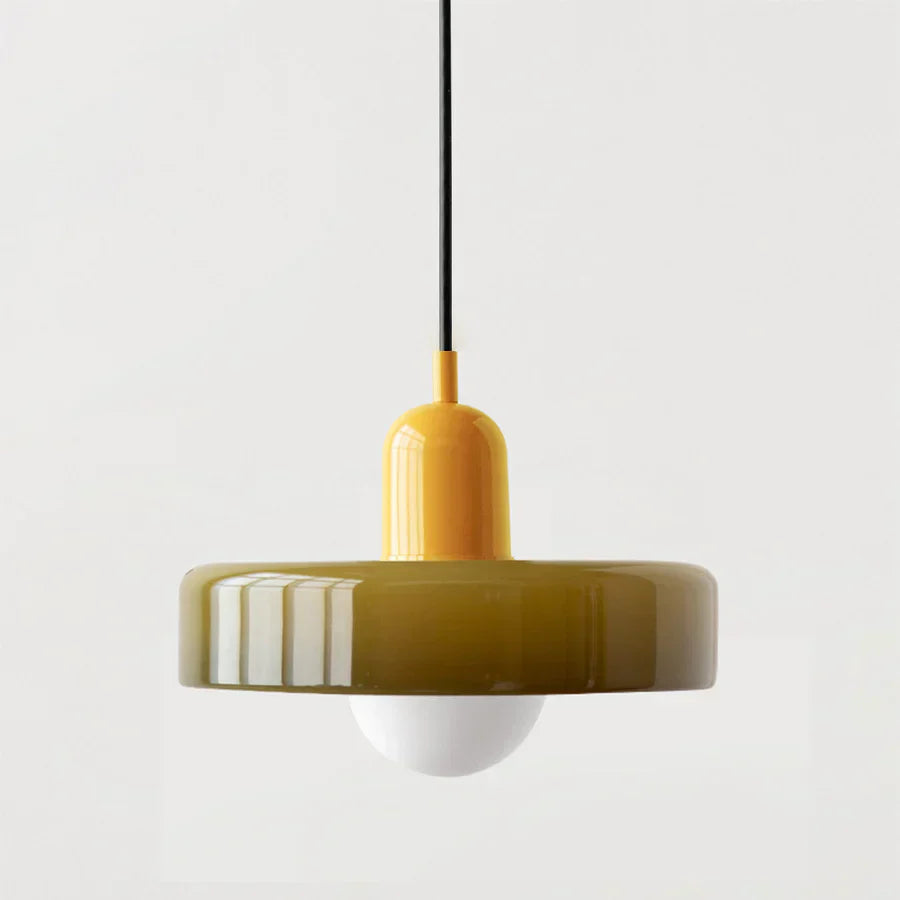Skandinavische Pendelleuchte für Wohnzimmer und Esszimmer – Minimalistisches Design mit einstellbarer Höhe – Glas | Karnz