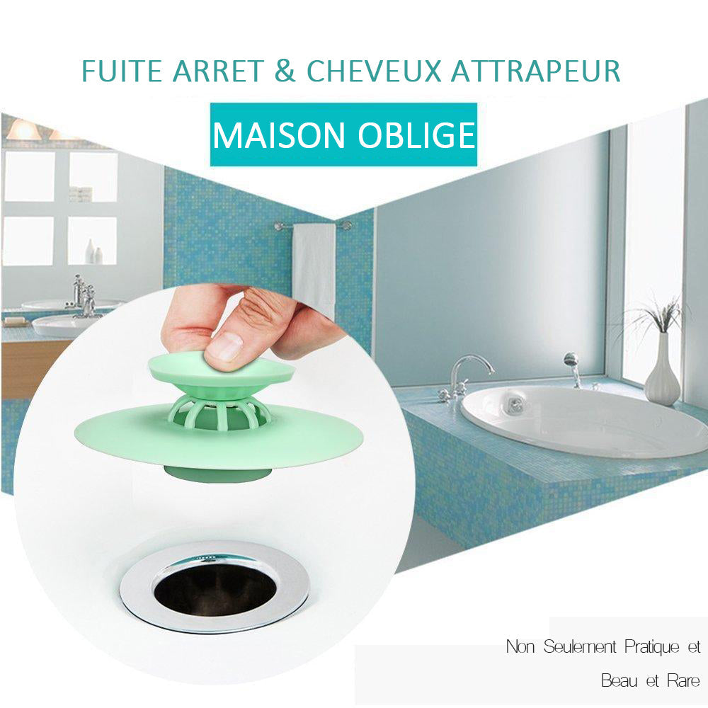 Badewanne und Duschbindung, Mit Haarfängerfunktion | Karnz