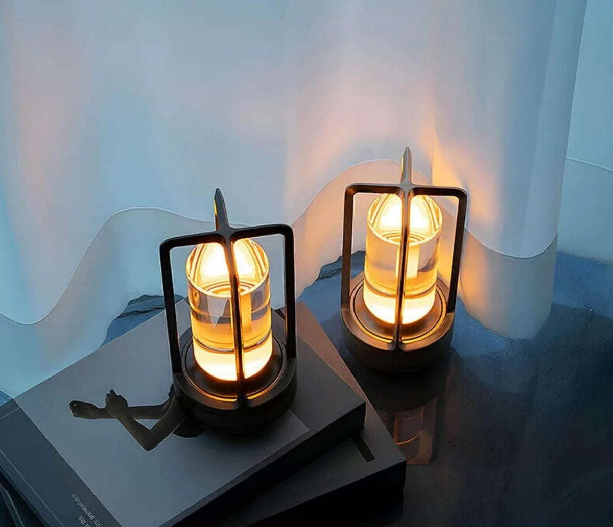 Wasserdichte und tragbare Kristall-Tischlampe - AuroraGlow | Karnz
