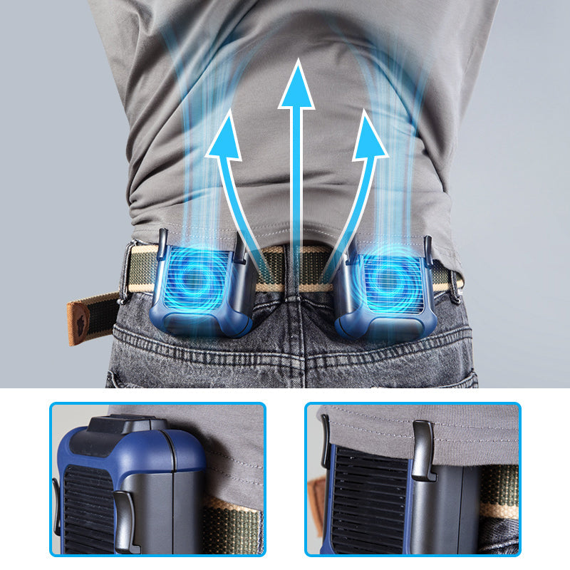 USB wiederaufladbarer tragbarer Taillenventilator | Karnz