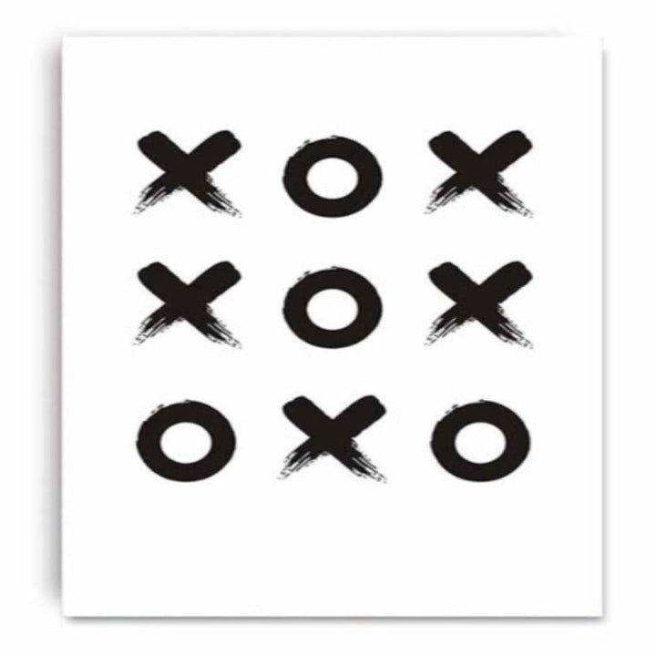 Tic Tac Toe - Leinwandbild