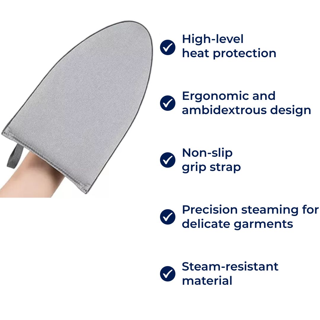 SteamShield | Dampfhandschuh – Hitzeschutz – Rutschfester Riemen – Präziser Dampf für empfindliche Stoffe Karnz