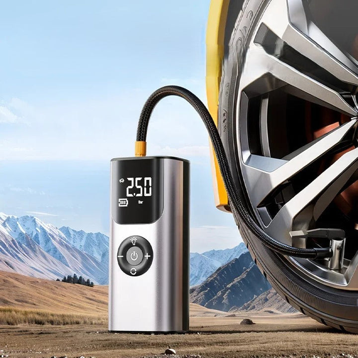 Karnz | Mini drahtloser automatischer Auto-Reifen-Luftkompressor-Pumpe