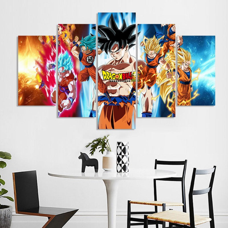 Super Dragon Ball Z - Leinwandbild