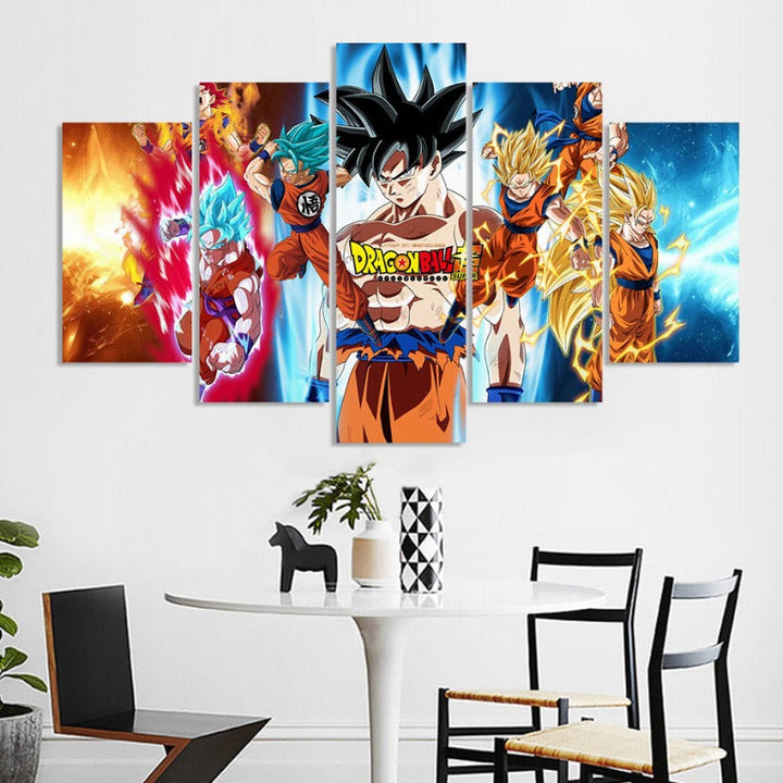 Super Dragon Ball Z - Leinwandbild