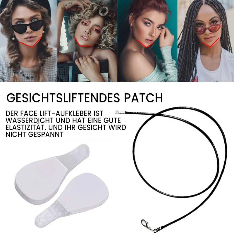 Karnz | Unsichtbare Facelift-Patches | 120er Vorratspack | Ultra-dünne 0,02mm Adhäsions-Technologie | Wasserfest & Hypoallergen | Mechanisches V-Shape Lifting | Transparent