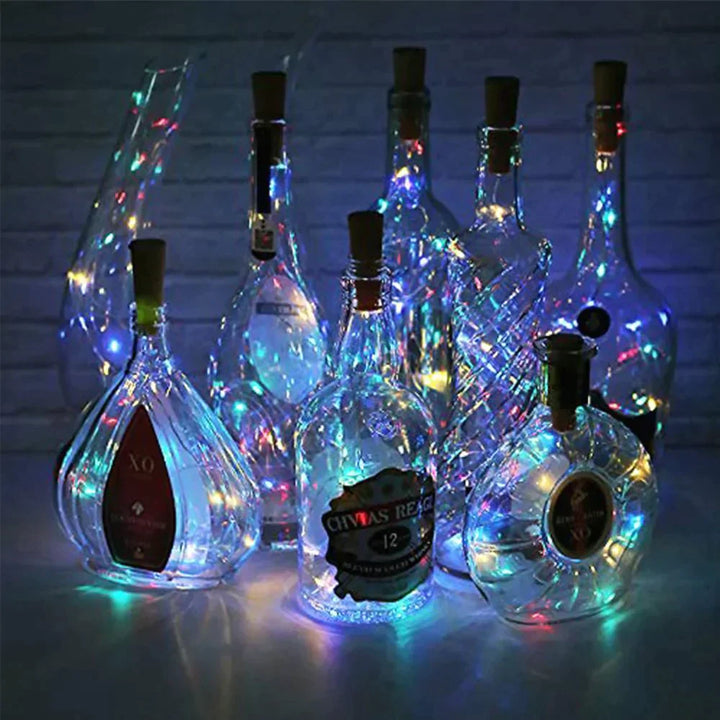 LED-Weinflaschenlichter Kork Nachtlicht DIY Decor Lift - Stück | Karnz