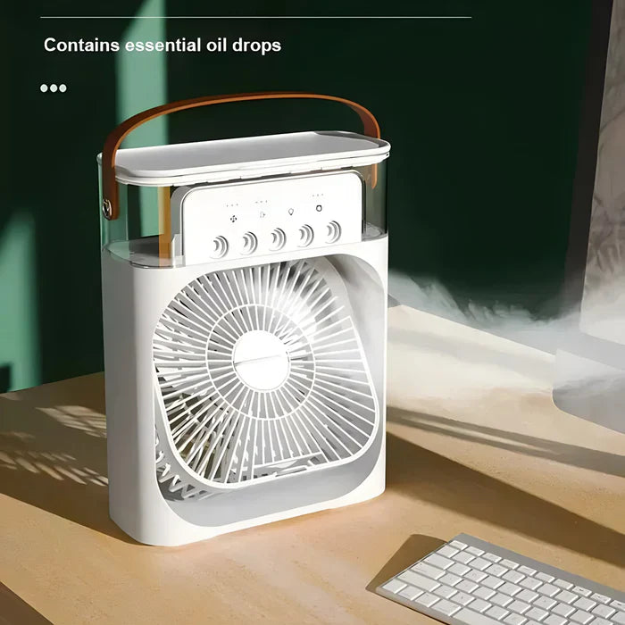 3-in-1 Ventilator mit 7-Farben LED-Licht - BreezeMaster Pro | Karnz