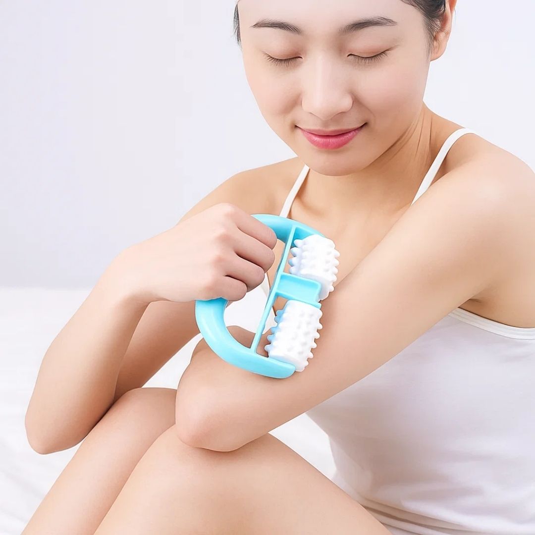 ToneWood | Massageroller gegen Cellulite – Tiefengewebeskulptur – Naturholz – Körperstraffung zu Hause Karnz