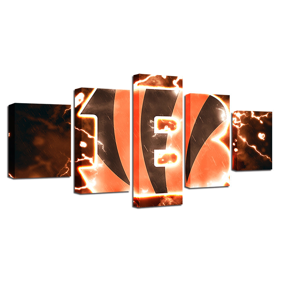 Cincinnati Bengals 5 Teile-Leinwand Wandkunst Gemälde