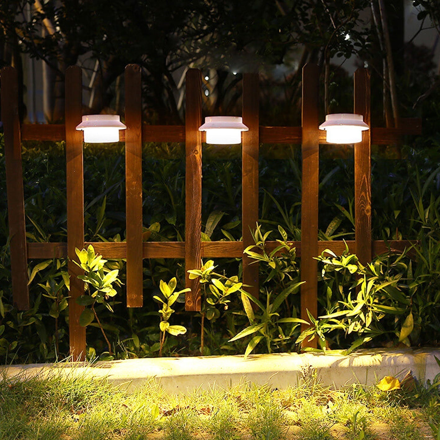 Solarzylinder-LED-Außen-Wasserdichte-Zaun-Wand-Sconces-Lampe | Karnz