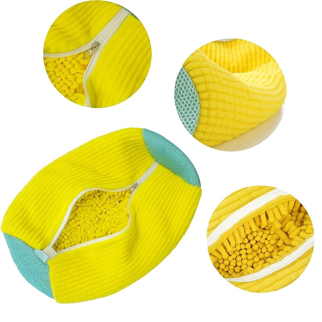 ShoeGuard | Schuh Waschmaschine Tasche – Schutzpolsterung – Mesh Gewebe – Pflegebehälter für Sneakers