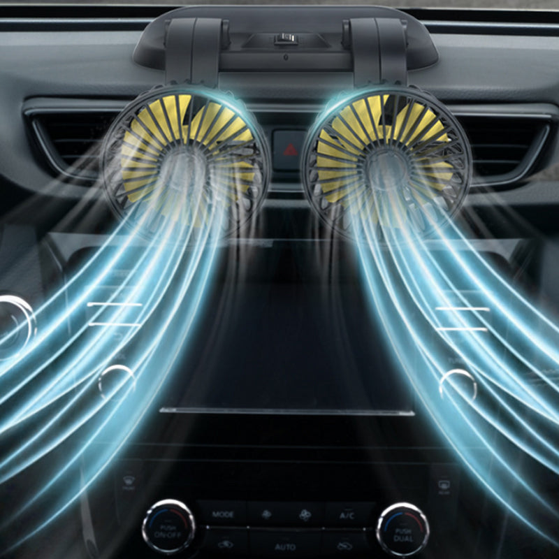Doppellüfter für die Luftzirkulation im Auto | Karnz