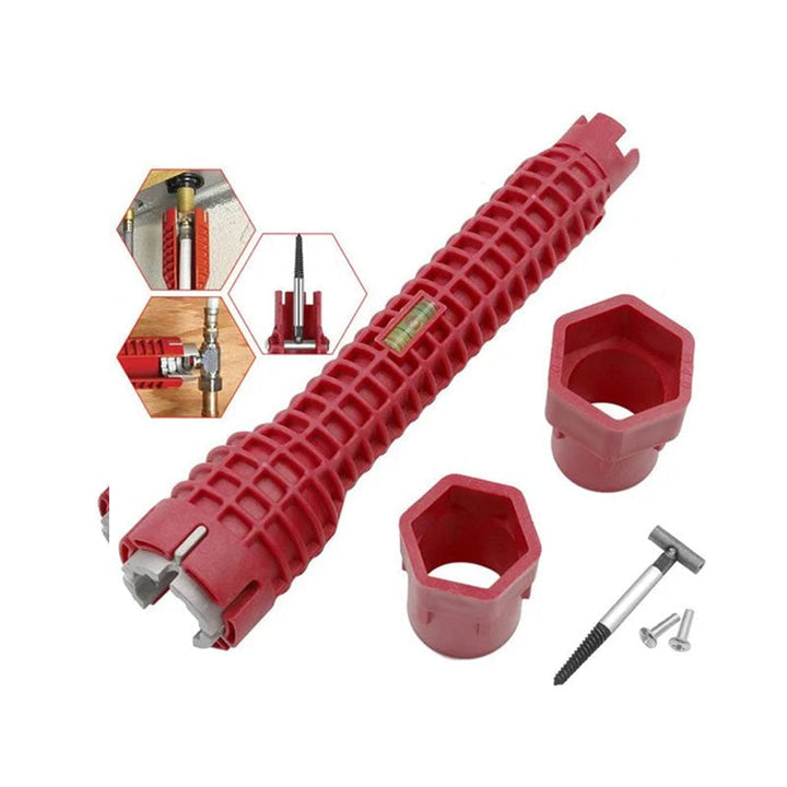 8-in-1 Waschbecken Multi-Wasserrohrschlüssel | Karnz