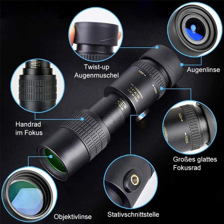 Sandsberg Super-Telezoom-Monokular-Teleskop